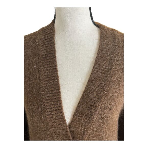 ASTR The Label Alpine Coffee Brown Relaxed Fit Cardigan Sweater Size XS - Picture 2 of 16